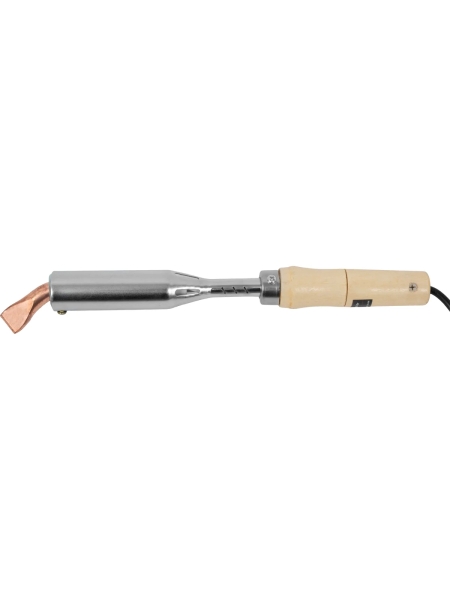 Электрический паяльник Gigant 200Вт, клин, деревянная рукоятка GES-06