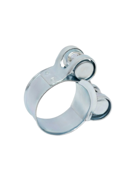 Хомут силовой шарнирный D26-28мм, оцинкованная сталь Gigant 123988