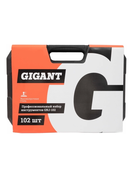 Профессиональный набор инструмента для дома в чемодане, 102 предмета Gigant GNJ-102