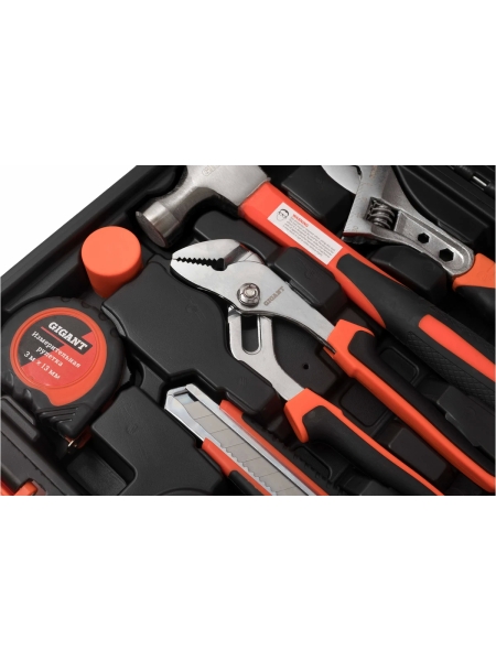 Профессиональный набор инструмента для дома в чемодане, 102 предмета Gigant GNJ-102