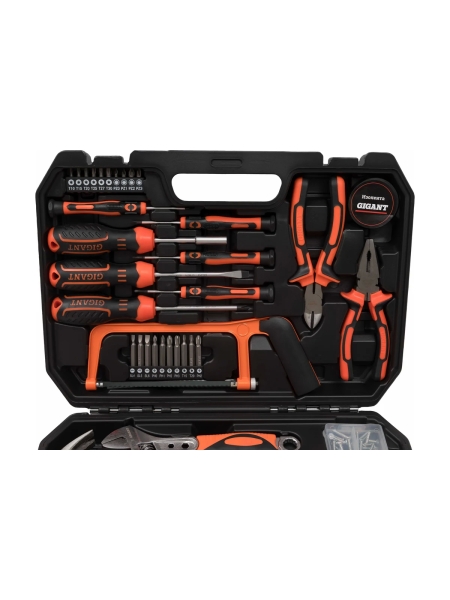 Профессиональный набор инструмента для дома в чемодане, 102 предмета Gigant GNJ-102