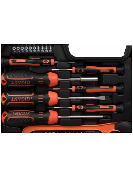 Профессиональный набор инструмента для дома в чемодане, 102 предмета Gigant GNJ-102