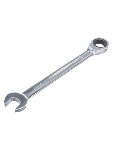 Комбинированный трещоточный ключ Gigant 14мм, Сталь Cr-V, 72 зуба, GRW14