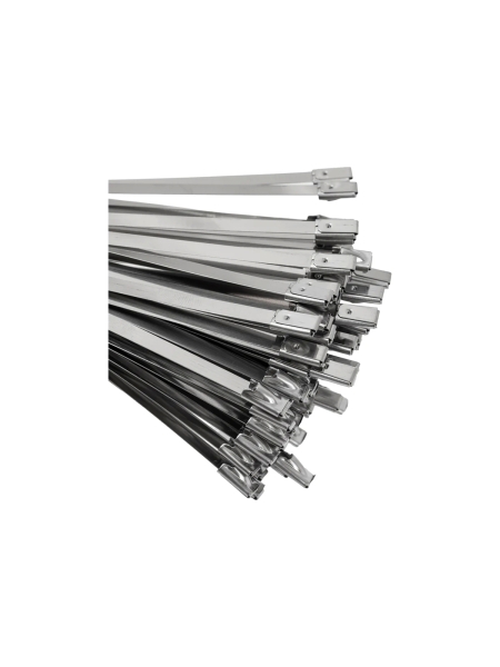 Стальные хомуты-стяжки Gigant нержавеющие 4,6х200мм 100шт. 123941