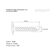 Саморезы Gigant 4,2x19, полусфера, острый, цинк, 1 кг (примерно 552 шт) 123567