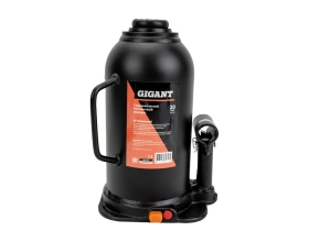 Гидравлический бутылочный домкрат 20Т Gigant, подхват 242мм, подъем 452мм, рабочий ход 155мм, HBJ-20