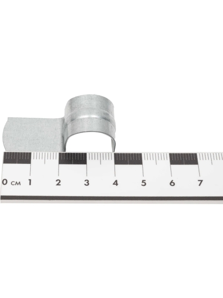 Скоба металлическая Gigant однолапковая СМО 16-17 мм б/о оцинк. 100шт GMB-1/1617