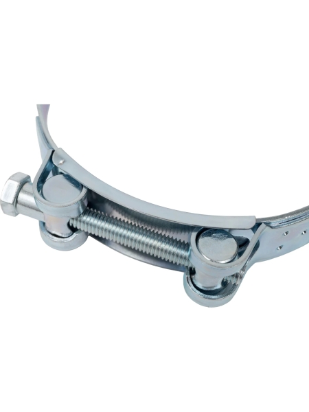 Хомут силовой шарнирный D113-121мм, оцинкованная сталь Gigant 123961