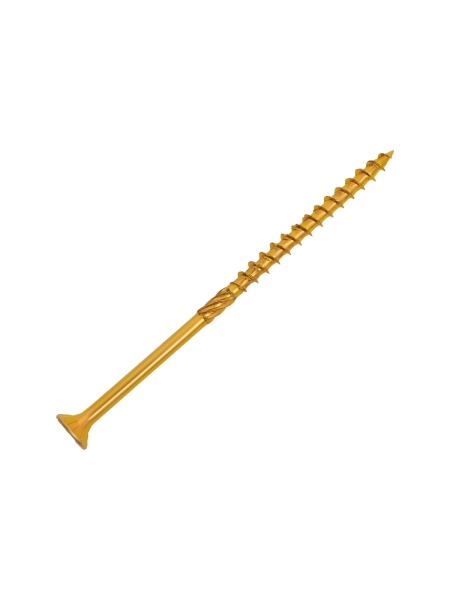 Конструкционный саморез Gigant желтый цинк 5x100 пот/г TORX 100 шт 123817