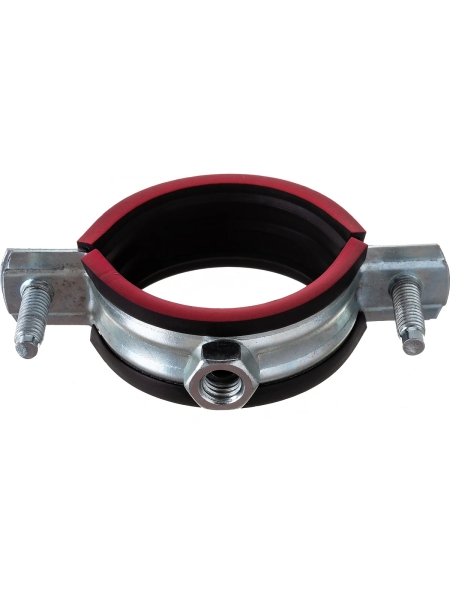 Сантехнический хомут для труб с гайкой Gigant оцинк 1 1/2", 48-53, М8, 5 шт. G/1/78