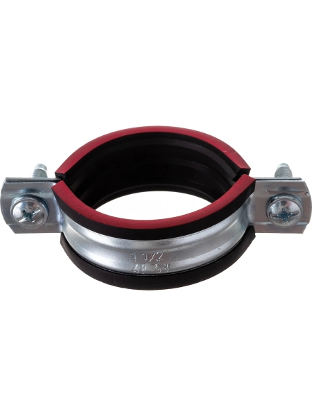 Сантехнический хомут для труб с гайкой Gigant оцинк 1 1/2", 48-53, М8, 5 шт. G/1/78