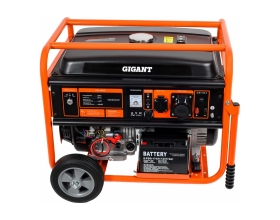 Бензиновый генератор Gigant (6,5 кВт; эл.стартер; ATS; колёса и ручки) GGL-6500E