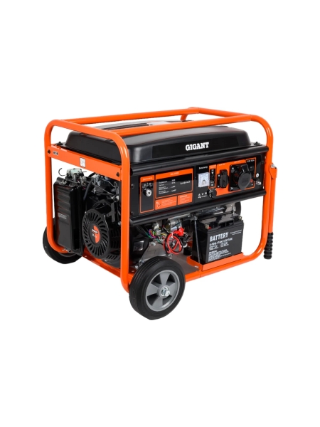 Бензиновый генератор Gigant (6,5 кВт; эл.стартер; ATS; колёса и ручки) GGL-6500E