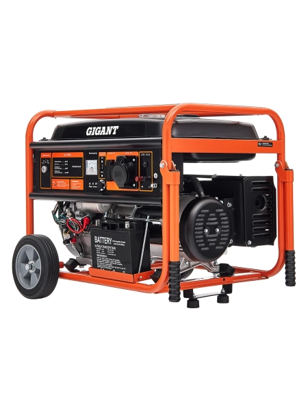 Бензиновый генератор Gigant (6,5 кВт; эл.стартер; ATS; колёса и ручки) GGL-6500E