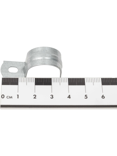 Скоба металлическая Gigant однолапковая СМО 19-20 мм с/о оцинк. 100шт GMB-1/1920O