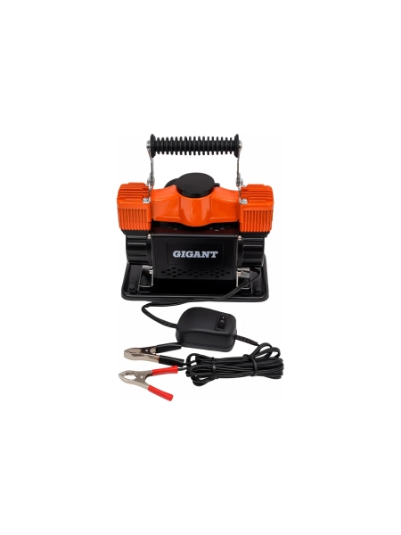 Автомобильный металлический двухпоршневой компрессор Gigant 12V, 85 л/мин GCA-85