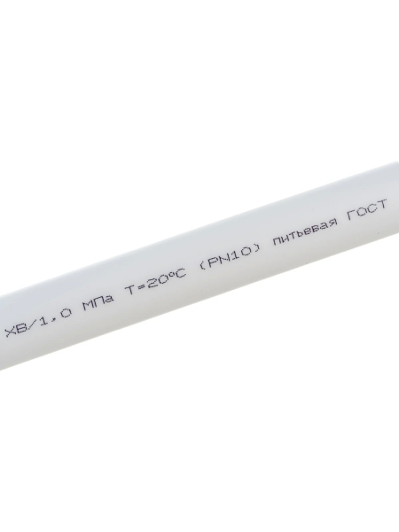 Труба Gigant PP-R белая PN10, Т 20 °С, 20x1.9 мм, 2 м GSG-1