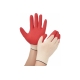Перчатки с одинарным латексным покрытием Gigant 13 класс, красные 1 пара GGL-15