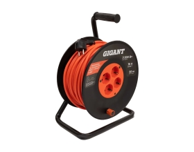 Gigant Удлинитель на катушке б/з ПВС 2x2.5 50м IP20 G-847