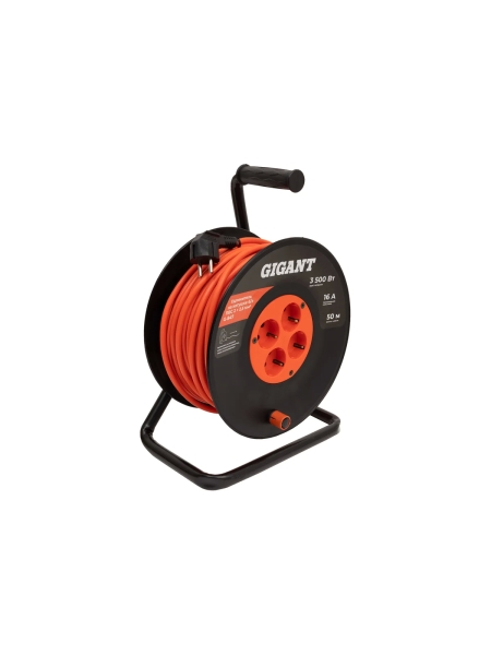Gigant Удлинитель на катушке б/з ПВС 2x2.5 50м IP20 G-847