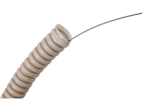 Гофрированная труба ПВХ Gigant легкая серая D16 с зондом 100м 10116-100GI