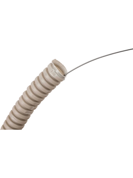 Гофрированная труба ПВХ Gigant легкая серая D16 с зондом 100м 10116-100GI