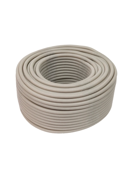 Гофрированная труба ПВХ Gigant легкая серая D16 с зондом 100м 10116-100GI