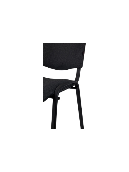 Стул офисный серая ткань, черные ножки Gigant GCH-08 (BL)