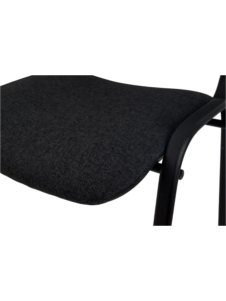 Стул офисный серая ткань, черные ножки Gigant GCH-08 (BL)