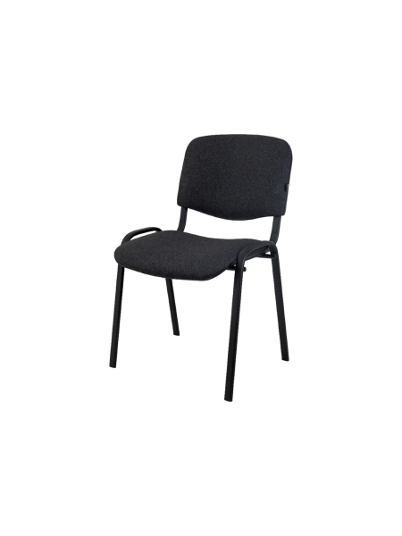 Стул офисный серая ткань, черные ножки Gigant GCH-08 (BL)