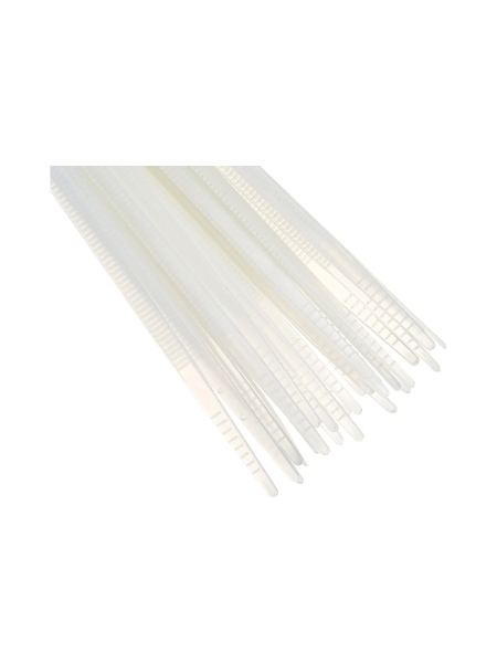 Нейлоновая хомут-стяжка Gigant 3,6х300 белый, 100 шт G/1/18