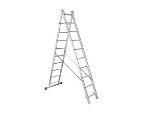 Двухсекционная лестница 10 ступеней Gigant L-02 2х10