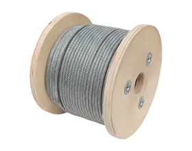 Стальной трос Gigant DIN 3055 6/8мм в ПВХ оплетке цинк 100м GSC-004