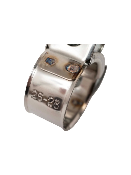 Хомут силовой шарнирный D26-28мм, нерж.сталь Gigant 123976