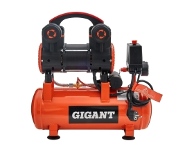 Безмасляный малошумный компрессор (8 л; 8 бар; 160 л/мин) Gigant GSWK-8/750