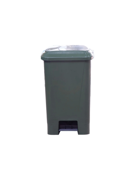 Полимерный бак для мусора Gigant 60л с педалью и пакетодержателем TAG-01 38393