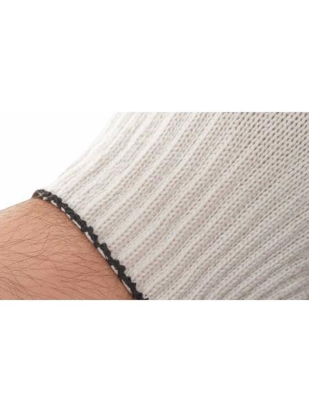 Трикотажные перчатки Gigant люкс с ПВХ-покрытием, 10 класс, белые, размер 9 GGC-14