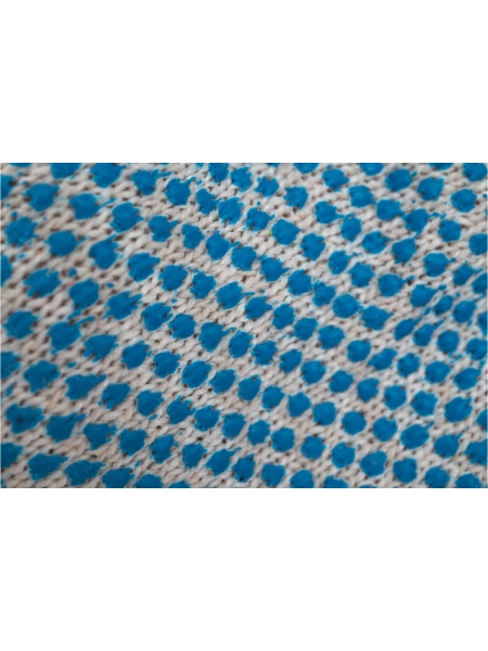 Трикотажные перчатки Gigant люкс с ПВХ-покрытием, 10 класс, белые, размер 9 GGC-14