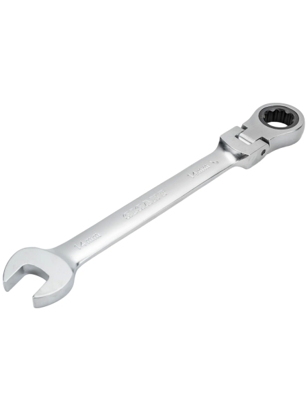 Комбинированный трещоточный шарнирный ключ 14 мм Gigant, Сталь Cr-V, 72 зуба, grf-134