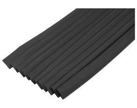 Трубка термоусадочная клеевая Gigant (3:1) 20/6, черная, 10шт по 1м G-80126