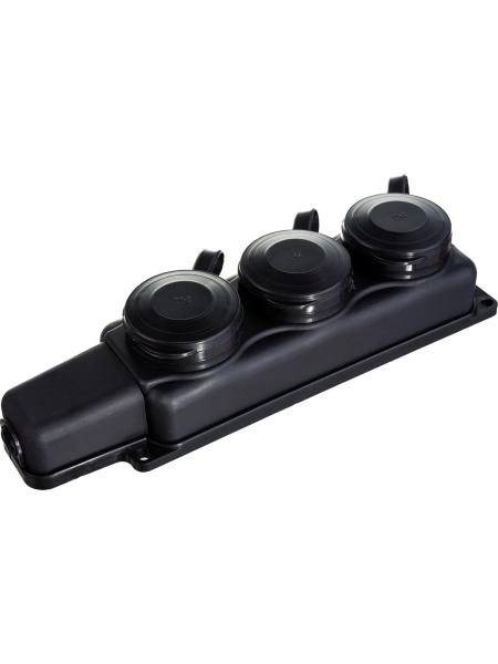 Каучуковая колодка Gigant однофазная 3 гнезда RBG-1