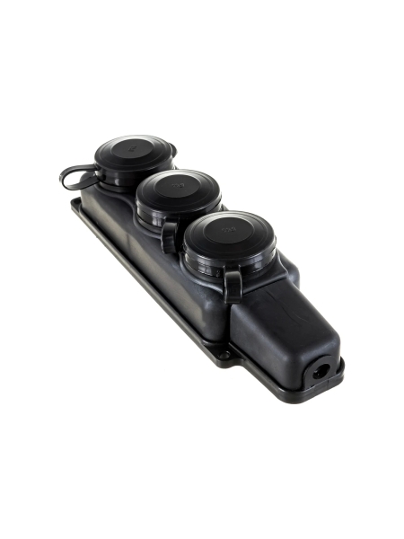 Каучуковая колодка Gigant однофазная 3 гнезда RBG-1