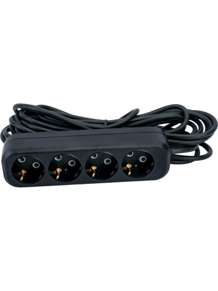 Бытовой удлинитель Gigant с заземлением ПВС 3x0,75 4 гнезда 7м 80089