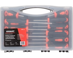 Набор отверток с магнитным наконечником Gigant 11 предметов GSS 11