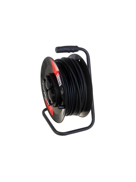 Силовой удлинитель Gigant на металлической катушке КГ 3x2,5 50 м 80080