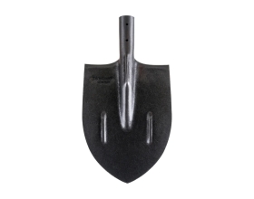 Штыковая лопата из рельсовой стали с порошковой окраской без черенка с ребрами жесткости Gigant NGRL-01