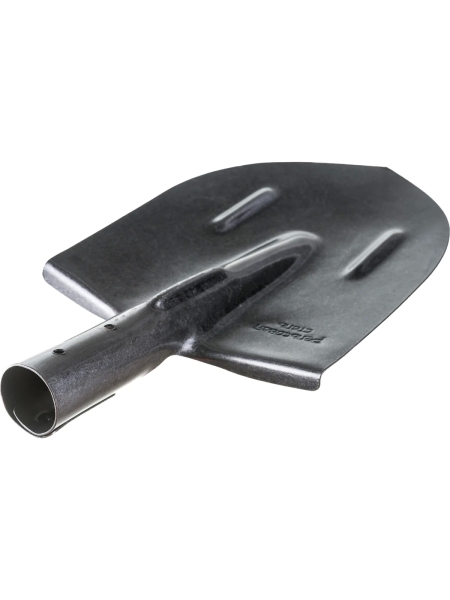 Штыковая лопата из рельсовой стали с порошковой окраской без черенка с ребрами жесткости Gigant NGRL-01