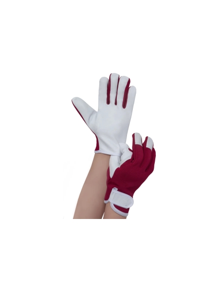 Комбинированные перчатки со спилком Gigant на липучке, размер 10 GGL-210