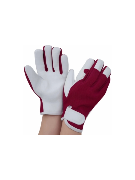 Комбинированные перчатки со спилком Gigant на липучке, размер 10 GGL-210