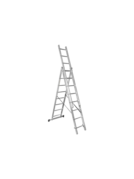 Трехсекционная лестница 8 ступеней Gigant L-03 3х8